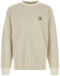 Carhartt - Sand Cotton L/Vista Waffle T Shirt - Lyst