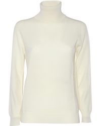 Kangra Cashmere - Dolcevita Regular Fit Rasato Seamless - Lyst