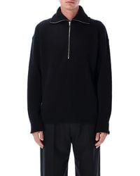 Lemaire - Pullover schwarz - Lyst