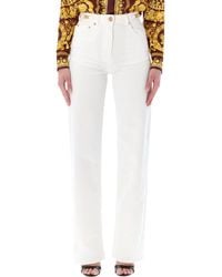 Versace - Vaqueros Blanco - Lyst
