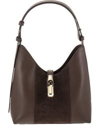 Furla - Goccia S Hobo – Leather Shoulder Bag - Lyst