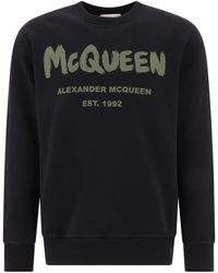 Alexander McQueen - MC Queen Graffiti Sweatshirt - Lyst