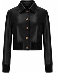 LA ROSE - Leather Jacket Nappa - Lyst