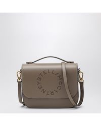Stella McCartney - Shoulder Bag With Moss Coloured Logo - Lyst