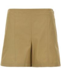 Theory - Teoría pantalones cortos de algodón - Lyst