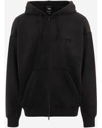 Y-3 - Stretch Nylon Hoodie With Logo - Lyst
