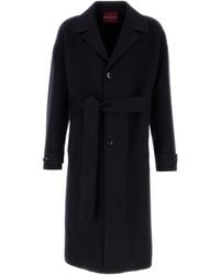 Gucci - Midnight Wool Blend Coat - Lyst