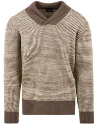 Drumohr - Pullover tauchten grau - Lyst