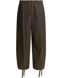 Sacai - Typewriter Trousers Brown - Lyst