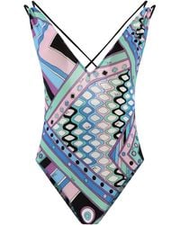 Emilio Pucci - Vivara Print Swimsuit - Lyst