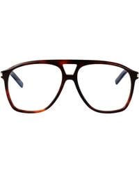 Saint Laurent - Aviator Optical Sl 596 Dune Opt 003 - Lyst