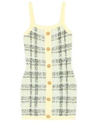 Balmain - Korte Jurk Met Knopen - Lyst