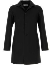 Jil Sander - Wool Blend Coat - Lyst