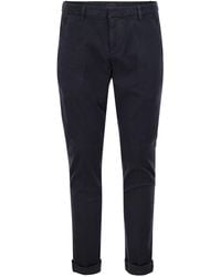 Dondup - Gaubert Slim Fit Gabardine Trousers - Lyst