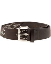 Alberto Luti - Studded Leather Belt - Lyst