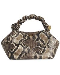 Ganni - Small 'Bou' mehrfarbiger Lear -Mischtasche - Lyst