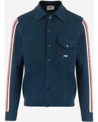 Autry - Viscose Blend Jacket With Logo - Lyst