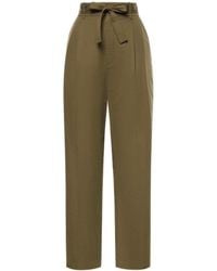 Saint Laurent - Pantalon Droit Un Pli Twill Co - Lyst