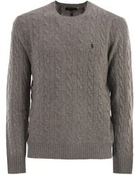 Polo Ralph Lauren - Wool And Cashmere Cable-Knit Sweater - Lyst