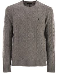 Polo Ralph Lauren - Wool And Cashmere Cable-Knit Sweater - Lyst