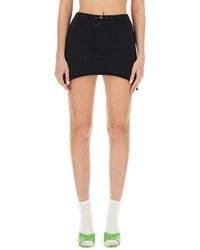 Barrow - Cotton Mini Skirt - Lyst