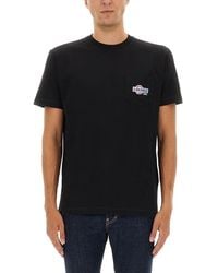 DSquared² - T Shirt With Pocket And Logo - Lyst