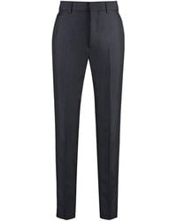 Prada - Wool Blend Tailored Trousers For - Lyst