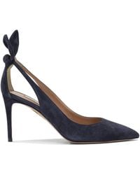 Aquazzura - "Bow Tie 85 Mm" Décolleté - Lyst