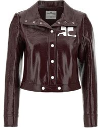 Courreges - 're -editie Vinyl' -jas - Lyst