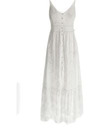 Guess - Jurk Wit - Lyst