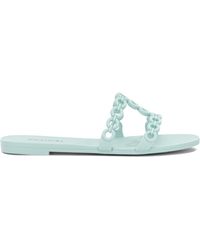 Aquazzura - Slides "Inifinity Chain". - Lyst