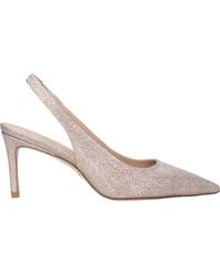 Stuart Weitzman - Sandali Donna Tessuto Rosa/Polvere - Lyst