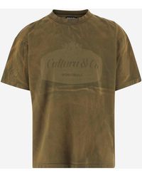 Cultura - Cotton T Shirt With Logo - Lyst
