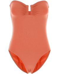 Eres - Peach Stretch Nylon Cassiopee Swimsuit - Lyst