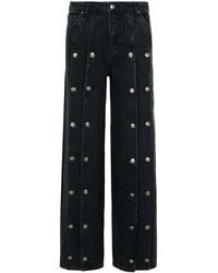 ROTATE BIRGER CHRISTENSEN - Drehen Sie 'Dizie' schwarze Baumwollmischjeans - Lyst