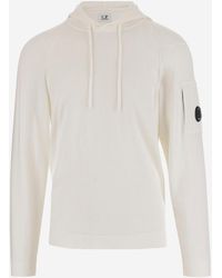 C.P. Company - Sea Island Cotton Sweatshirt With Logo - Lyst