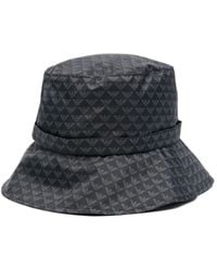 Emporio Armani - Allover Logo Bucket Hat - Lyst