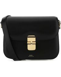 A.P.C. - Grace Leather Crossbody Bag - Lyst