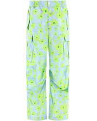 Marni - Cargo Trousers With Parade Print - Lyst
