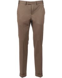 PT01 - Master, Flat Front, Diagonal Pockets, Flap Back Pockets, Turn Up - Lyst