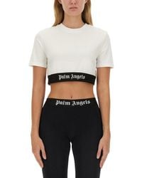 Palm Angels - T-Shirt With Logo - Lyst