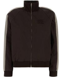 Miu Miu - Chocolate Cotton Jacket - Lyst