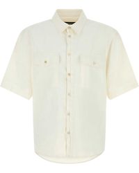 DSquared² - Linen Short Sleeves Shirt - Lyst