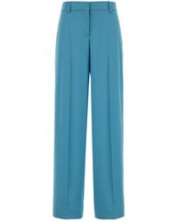 Stella McCartney - Light- Satin Wide-Leg Pant - Lyst