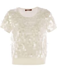Max Mara - Saio Wool Sweater Met Pailletten - Lyst