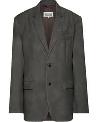 Maison Margiela - Mohair Wool Blazer - Lyst