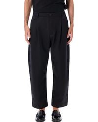 Studio Nicholson - Pleated Wide-Leg Trousers - Lyst