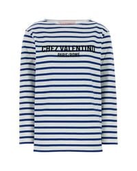 Valentino Garavani - Embroidered Cotton T-Shirt - Lyst