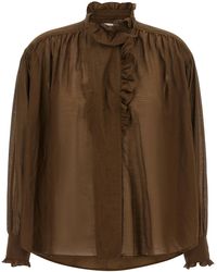 Isabel Marant - Pamias Top Verde-Donna - Lyst