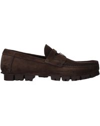 Ferragamo - Dougan Loafers Suede/Dark - Lyst